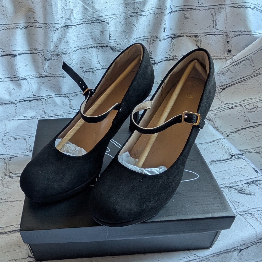 Elegant Black Mary Jane Women's Shoes